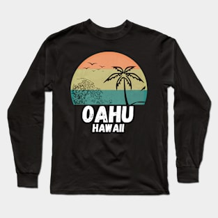 Oahu Hawaii Long Sleeve T-Shirt